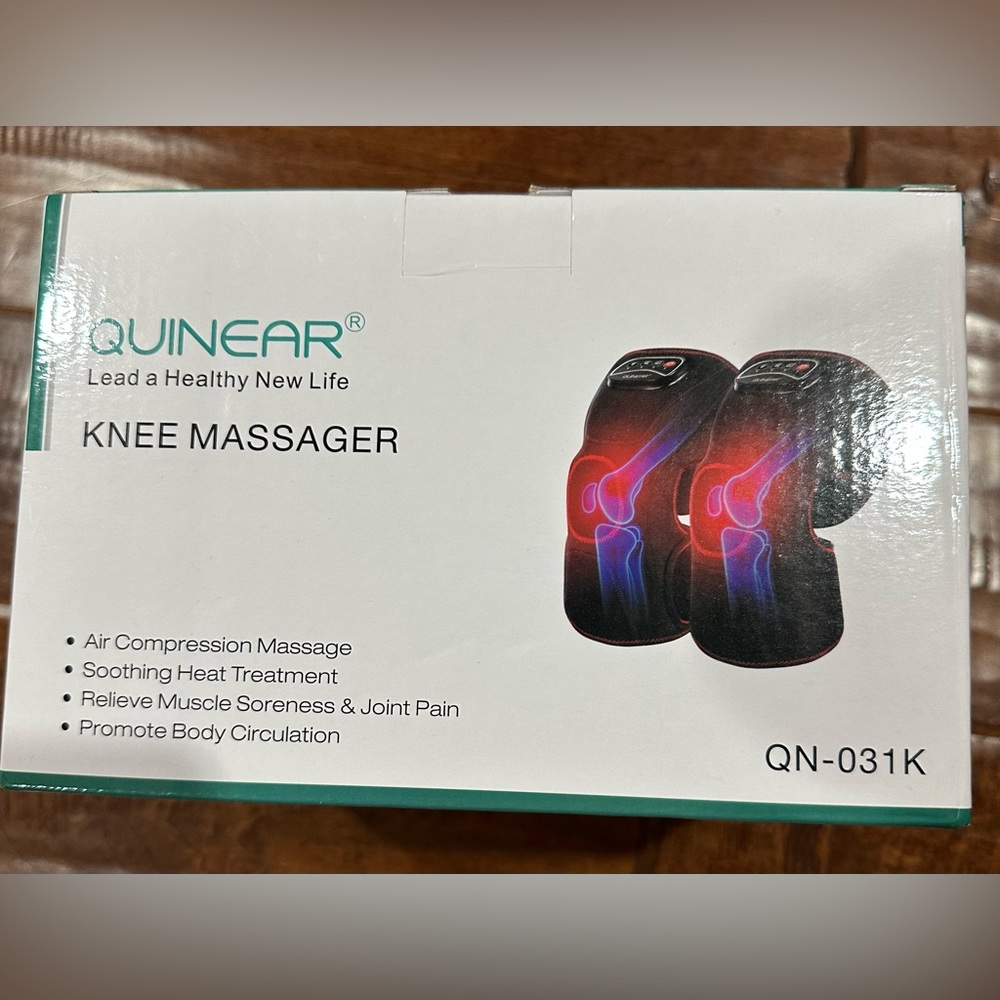 QUINEAR Knee Massager for Pain Relief,Air Compression Heating Pad for Knee…